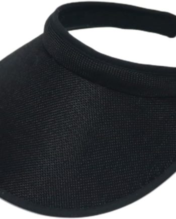 Cloth Covered Slip-On Visor for Women, Adjustable Cap Sports Sun Visors for Men