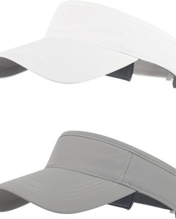 Sun Visor Hat Breathable Visors Sport Golf Visor Adjustable Velcro Sun Cap UV Performance Hats for Women Men