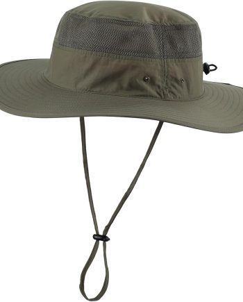 UPF 50+ Men's Sun Hat Wide Brim Bucket Hat UV Protection Hat for Mens Womens Beach Safari Gardening Golf Fishing