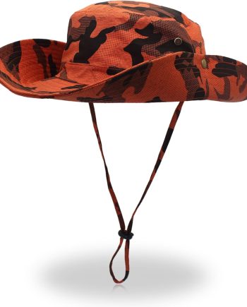 Boonie Hats for Men Women Wide Brim Sun Hats Outdoor Sun UV Protection Fisherman Hat Big Head Fishing Camo Bucket Hats