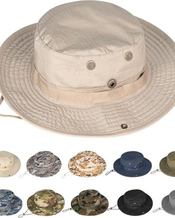 Sun Hats for Men Women Boonie Hat UPF 50+ Bucket Hat Wide Brim UV Protection Fishing Hiking Safari Outdoor Hats
