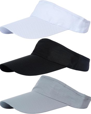 3pcs Sun Visor Hats UV Protection Beach Hats Golf Caps for Men Women Summer Beach Pool Sports Golf