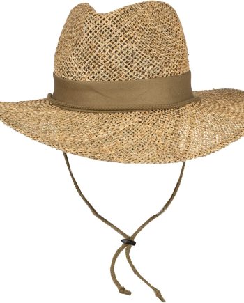 Outdoor Cap Straw Hat, Adjustable Chin Cord Sun Hat for Men & Women, One Size